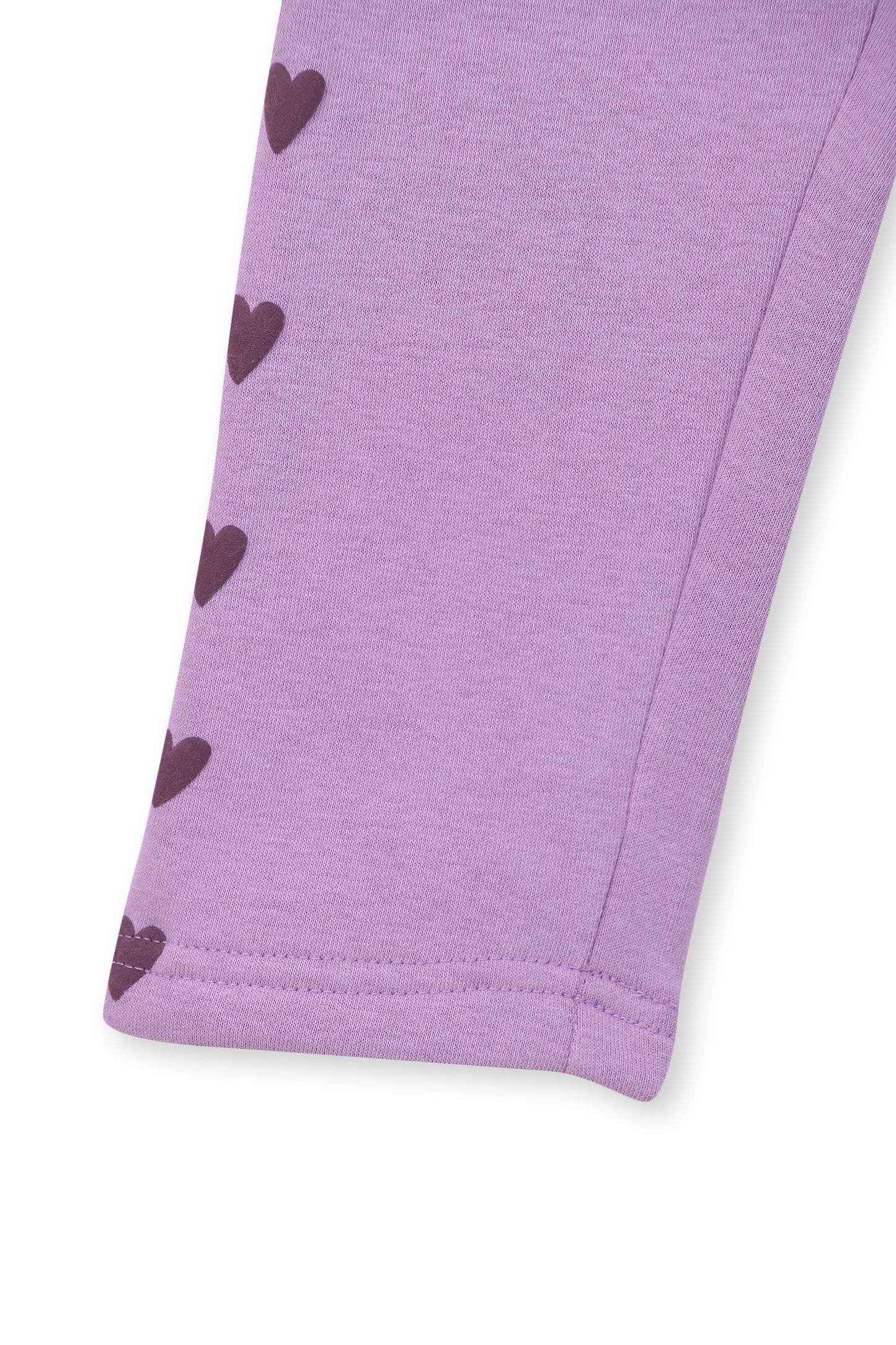 Lavender Heart Print Tracksuit Co-ord Set