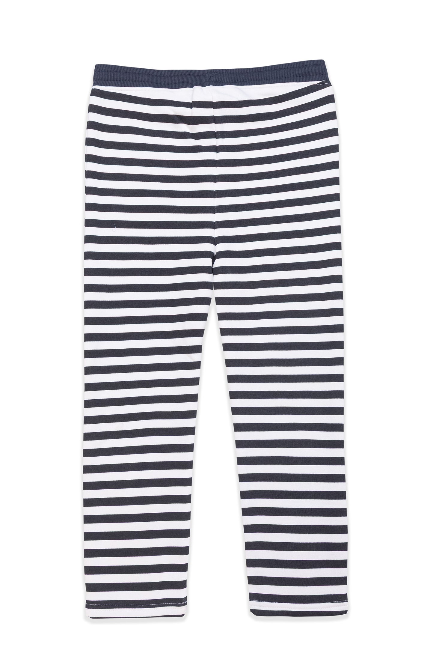 Yellow Zebra Sweatshirt & Striped Jogger Set
