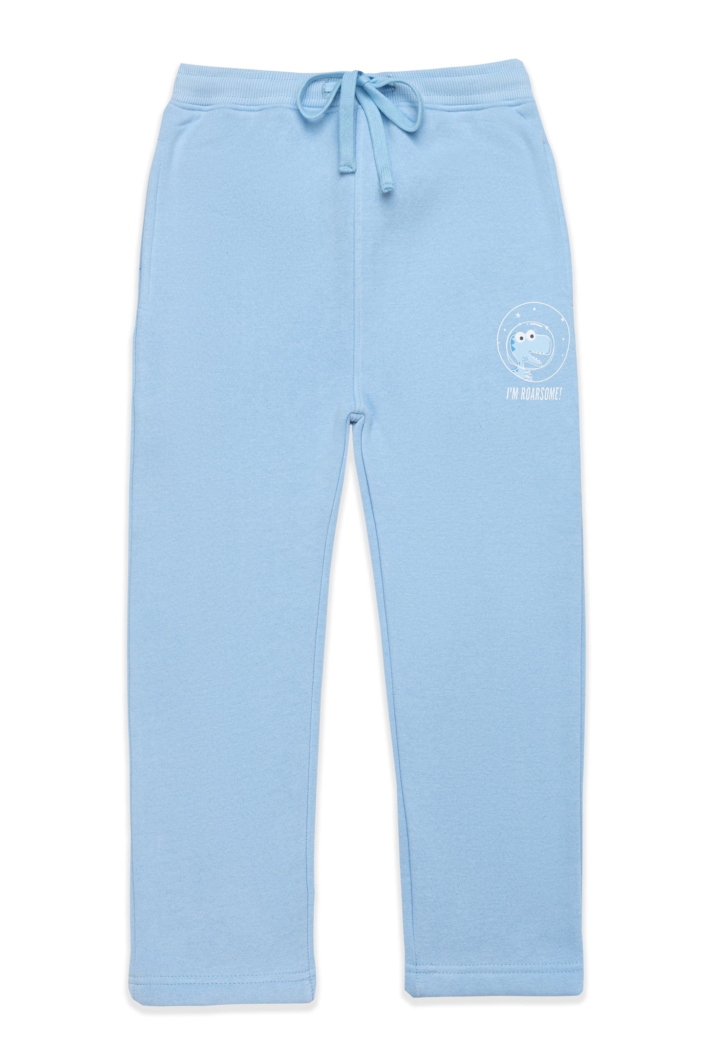Blue Dinosaur Adventure Hoodie Set