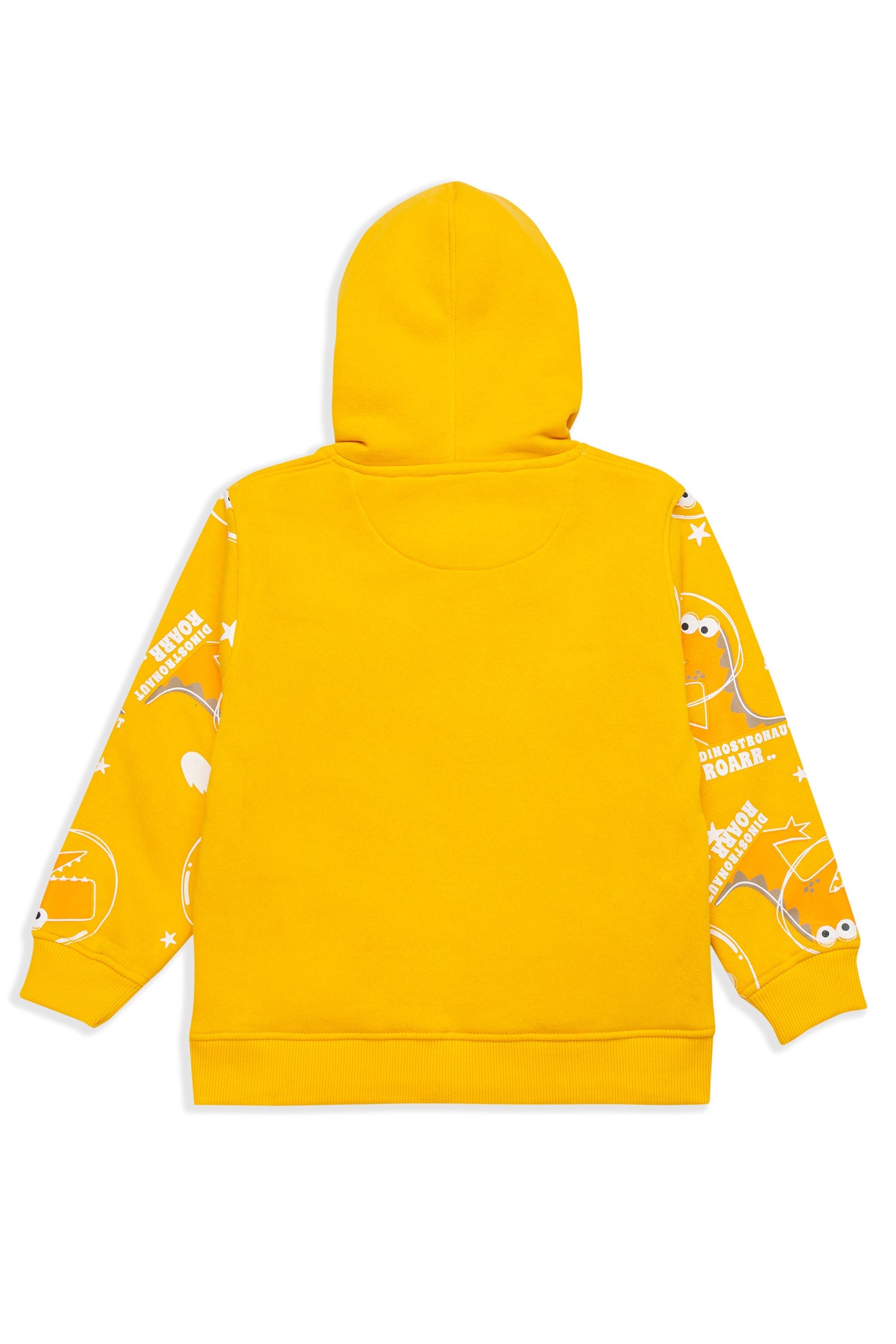 Yellow Dinosaur Adventure Hoodie Set