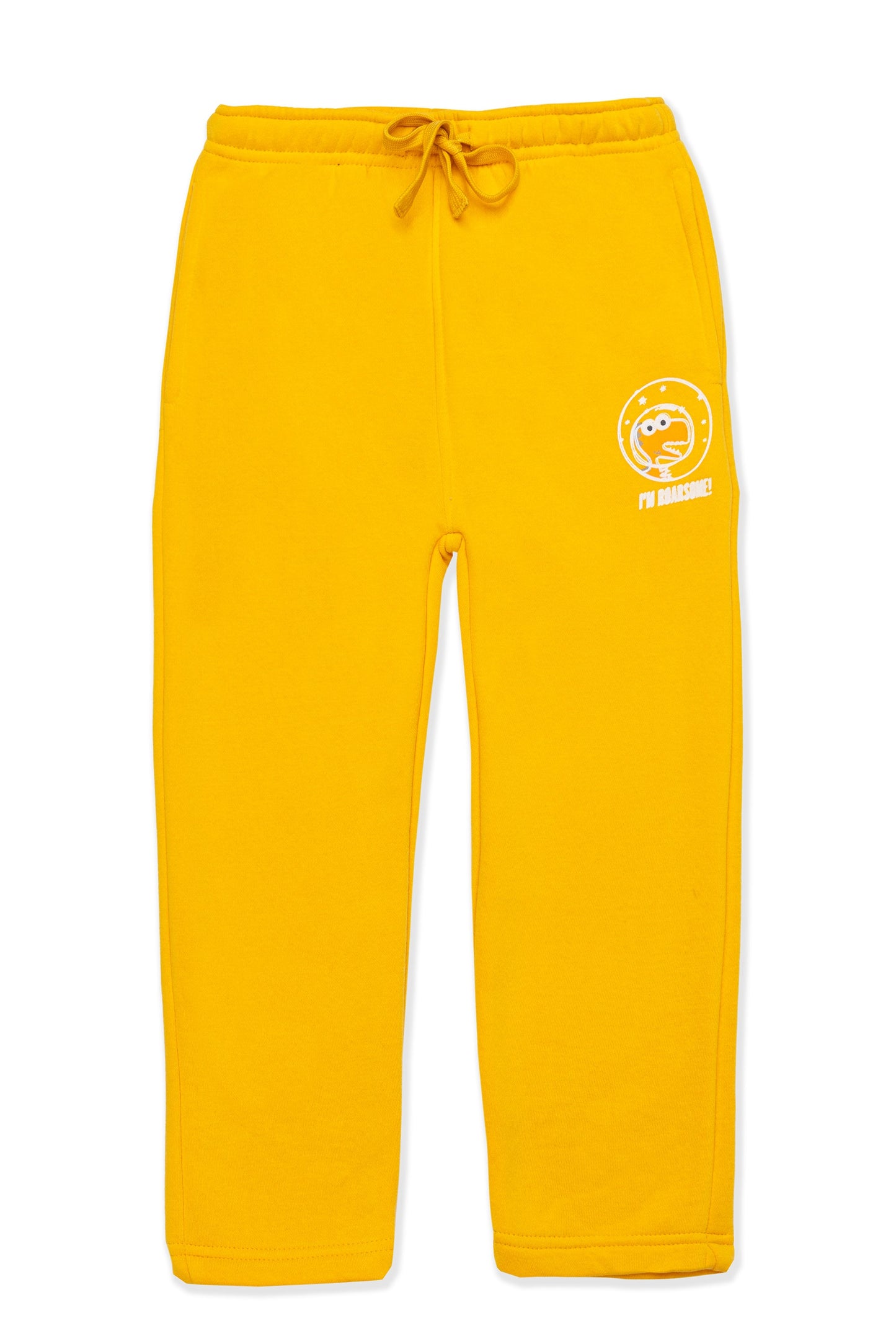 Yellow Dinosaur Adventure Hoodie Set