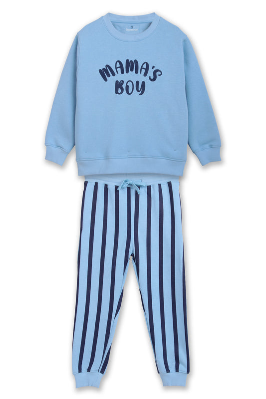 Cozy Mama's boy winter co-ord set