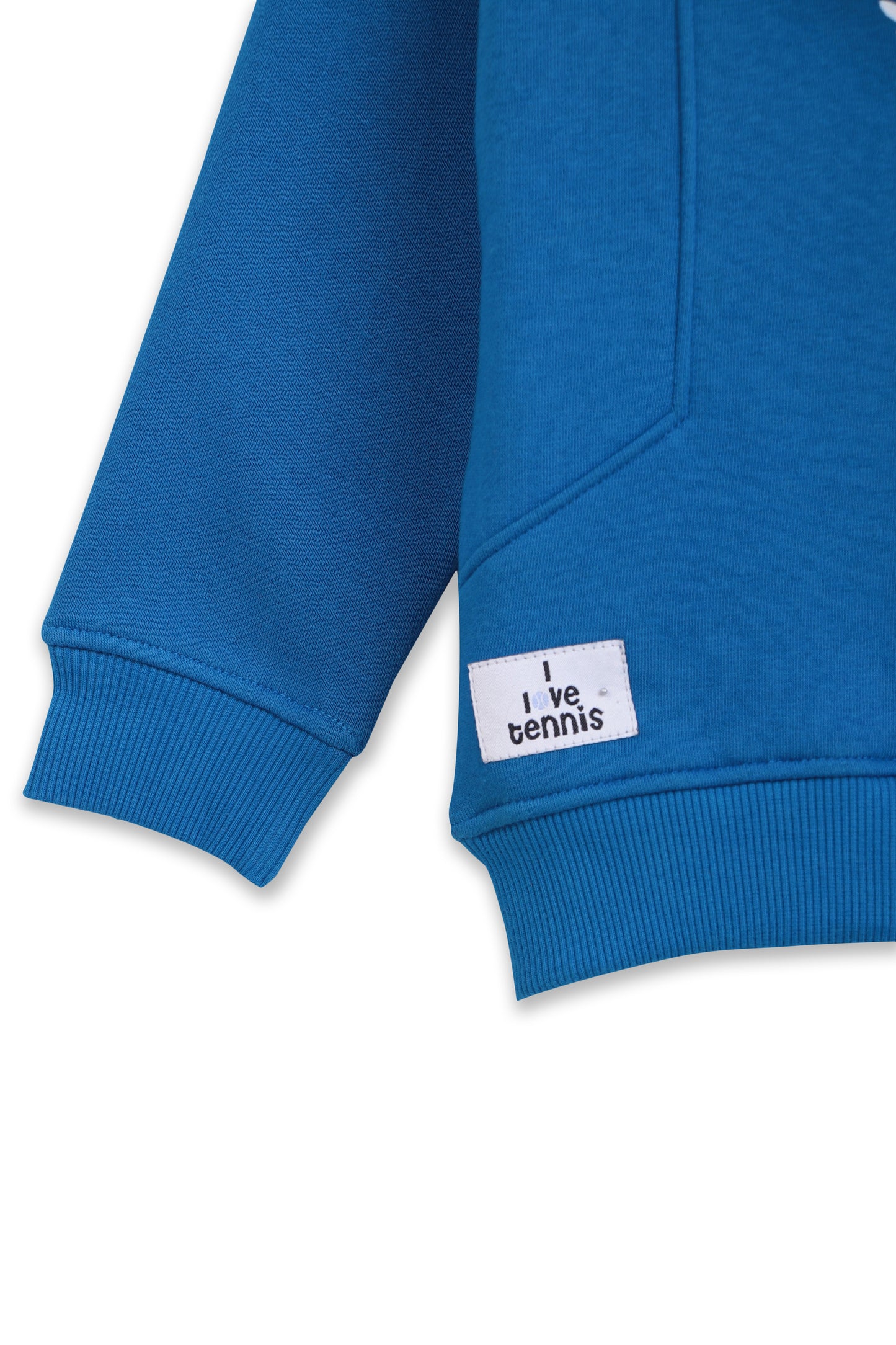 Kids premium blue athletic tracksuit