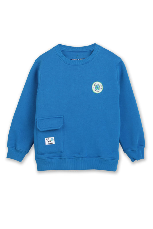 Earth loving kids cargo sweatshirt & jogger set