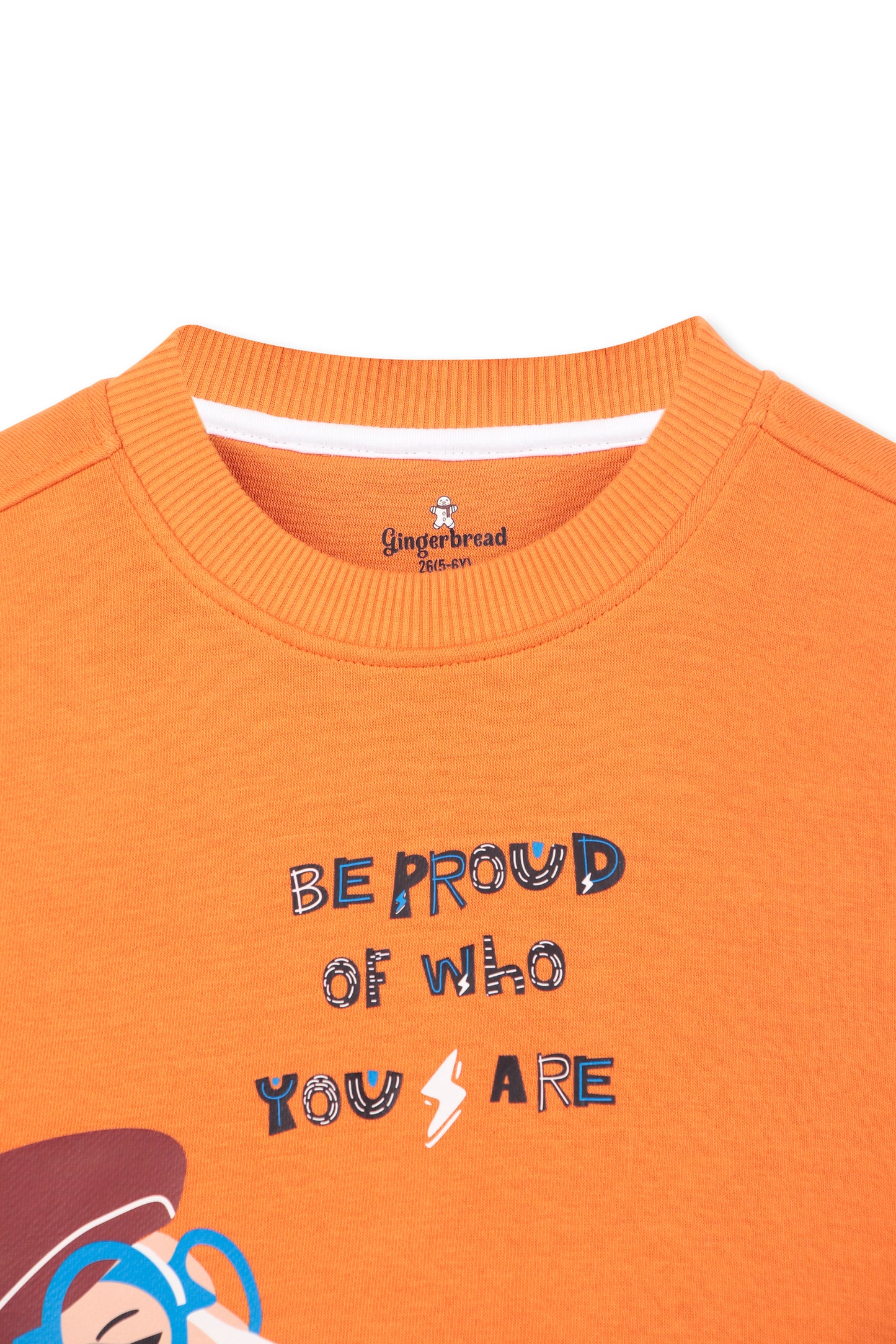 Orange Dog Graphic Tracksuit