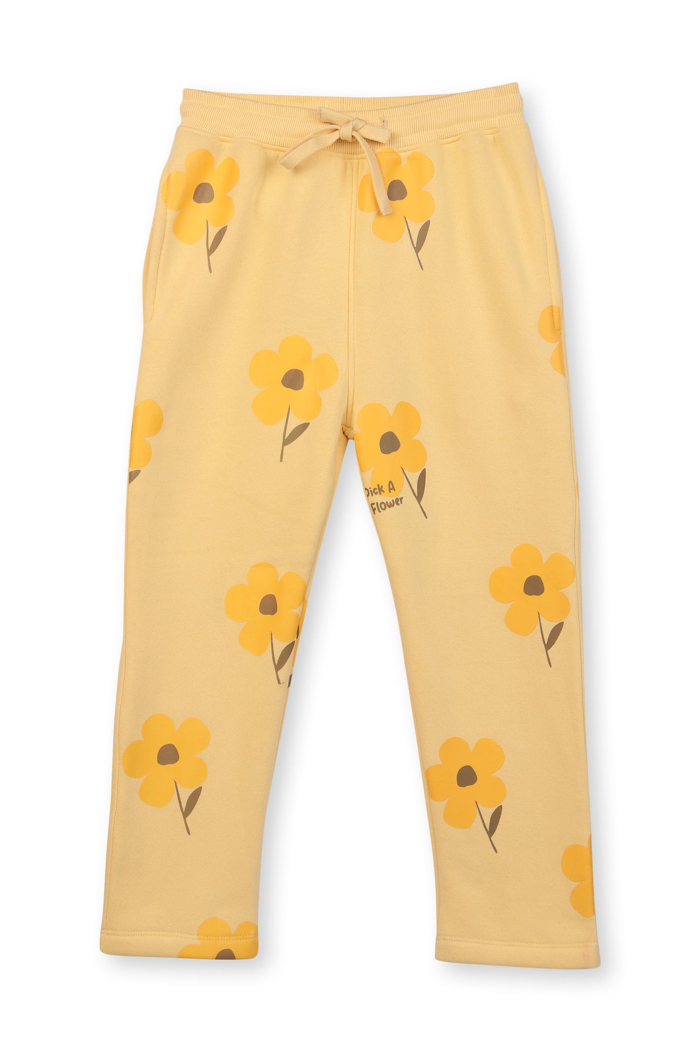 Yellow Flower Print Co-ord Set