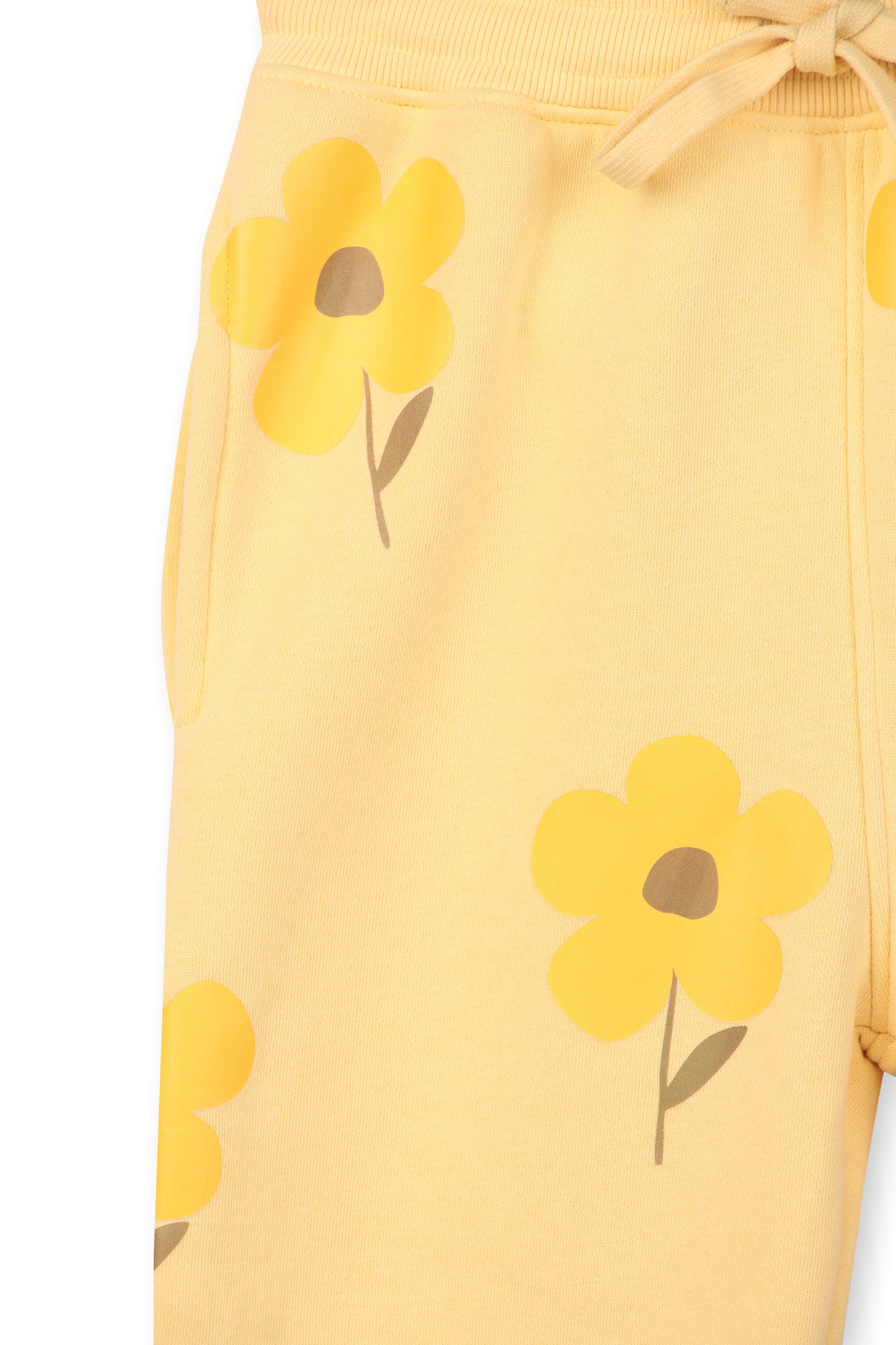 Yellow Flower Print Co-ord Set