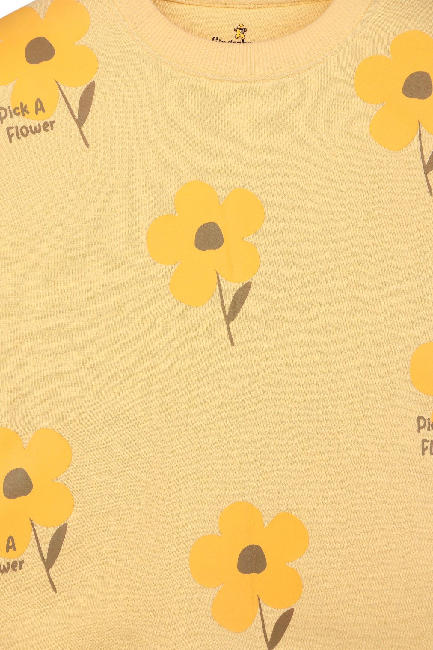 Yellow Flower Print Co-ord Set