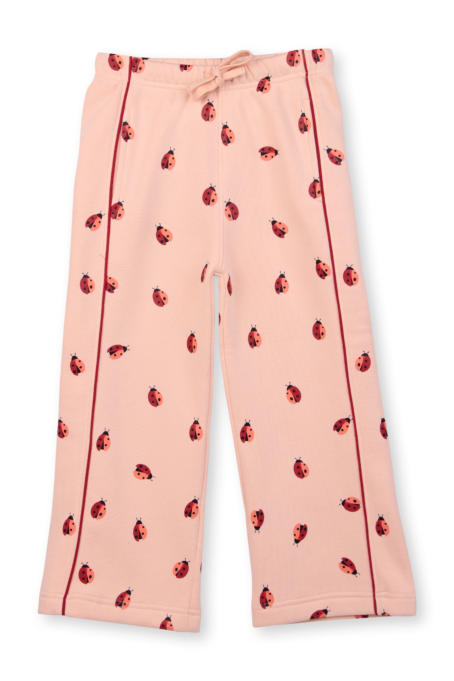 Pink Ladybug Print Sweatshirt and Joggers Set