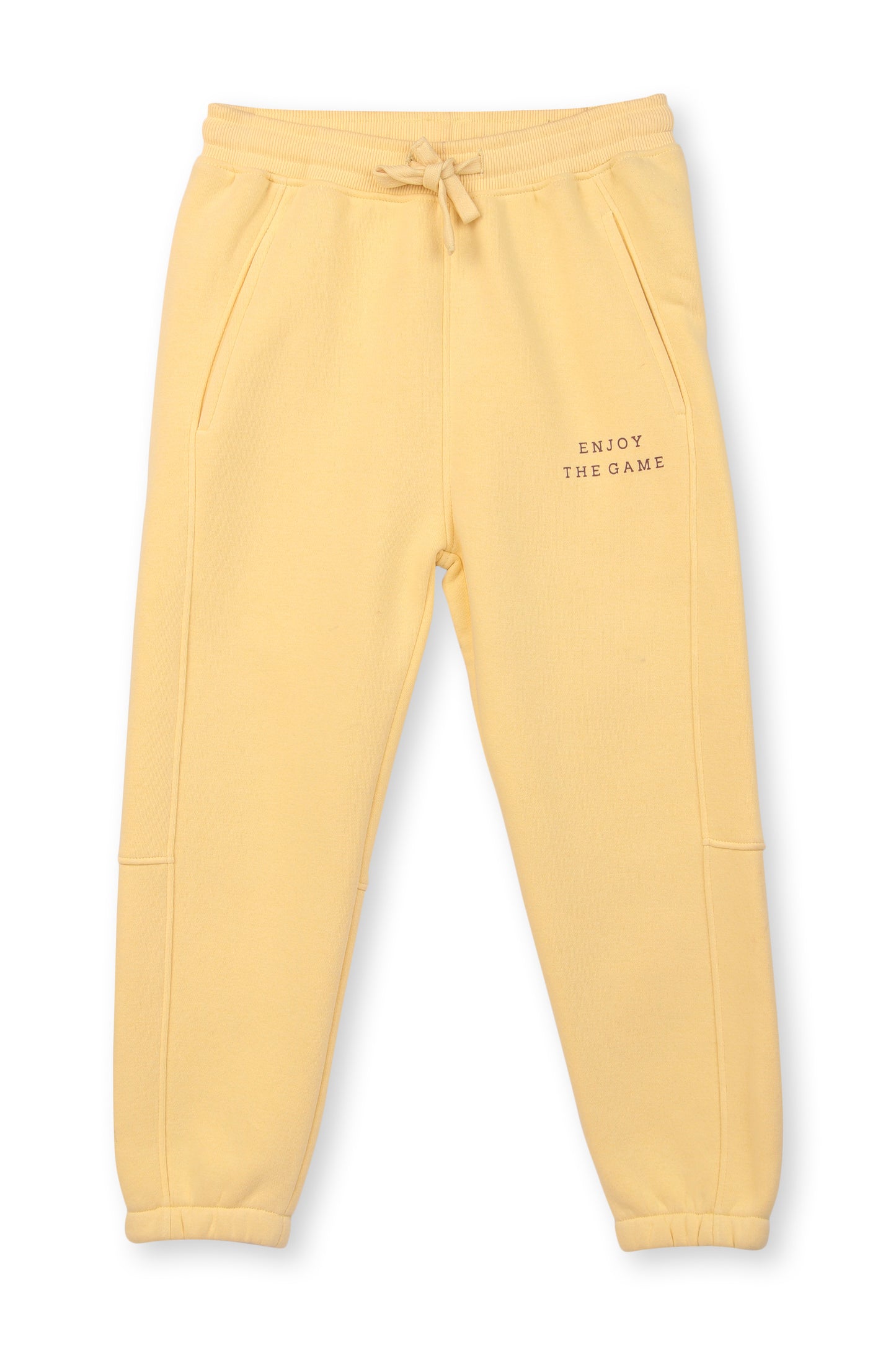 Yellow Baseball Player Sweatshirt and Joggers Set