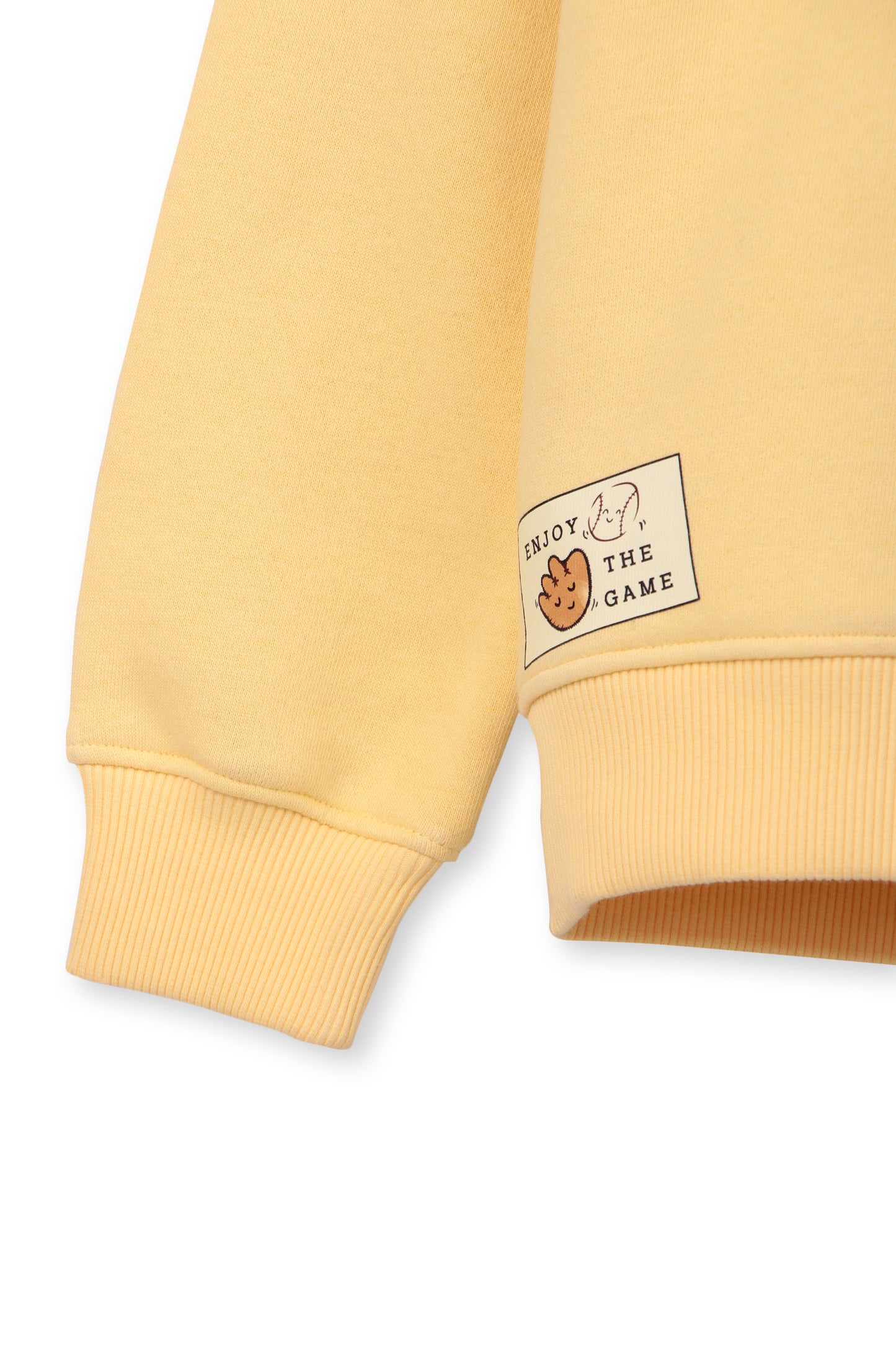Yellow Baseball Player Sweatshirt and Joggers Set