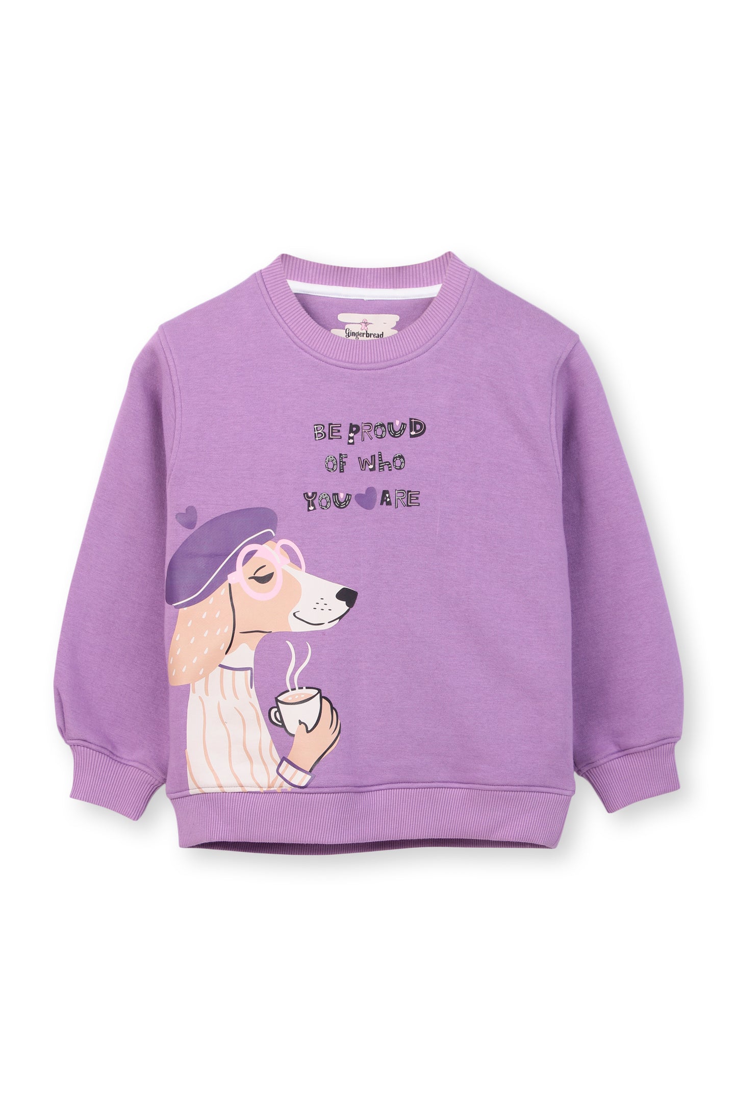 Lavender Dog Print Tracksuit