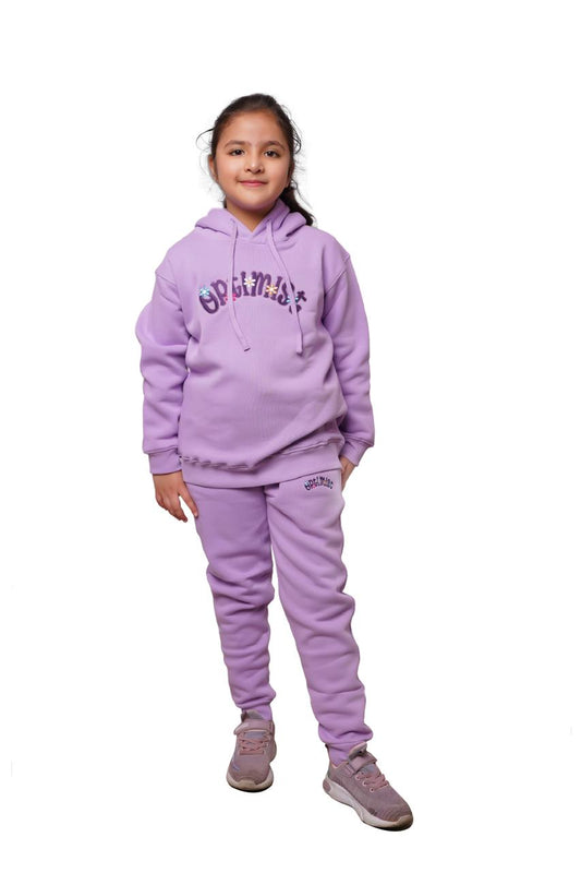 Lavender winter track suit