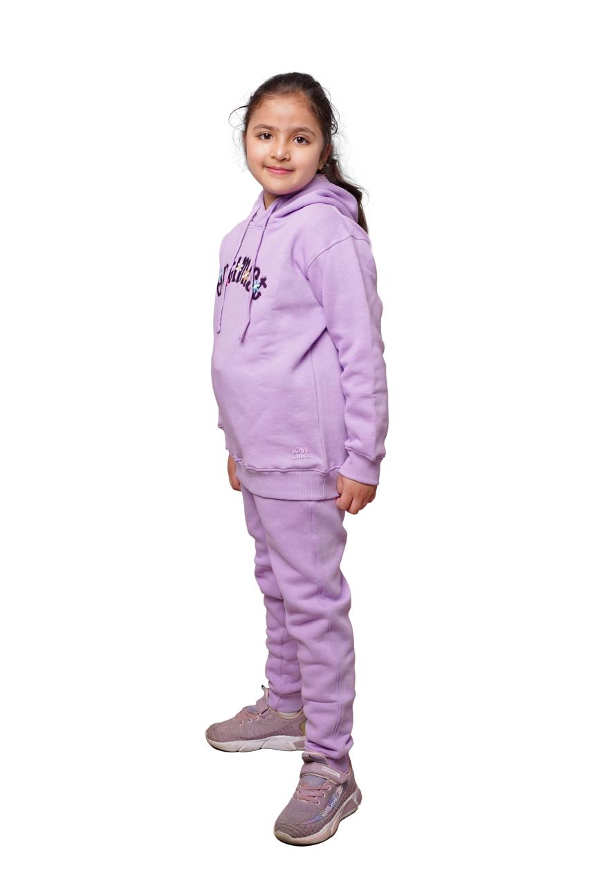 Lavender winter track suit