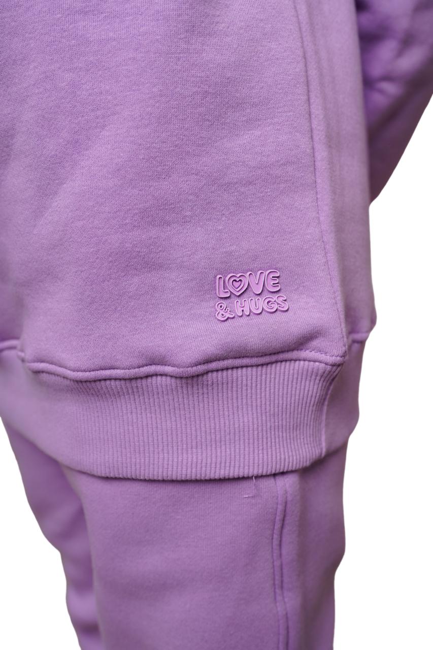 Lavender winter track suit